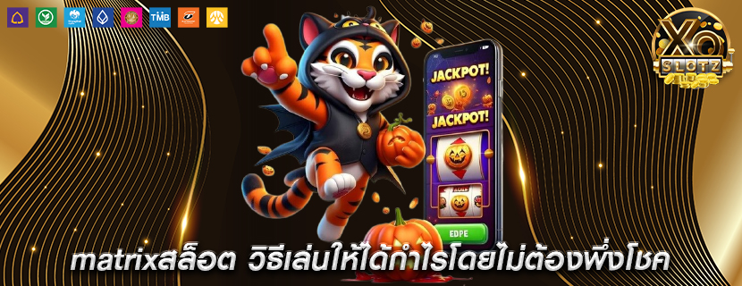 matrixสล็อต วิธีเล่นให้ได้กำไรโดยไม่ต้องพึ่งโชค